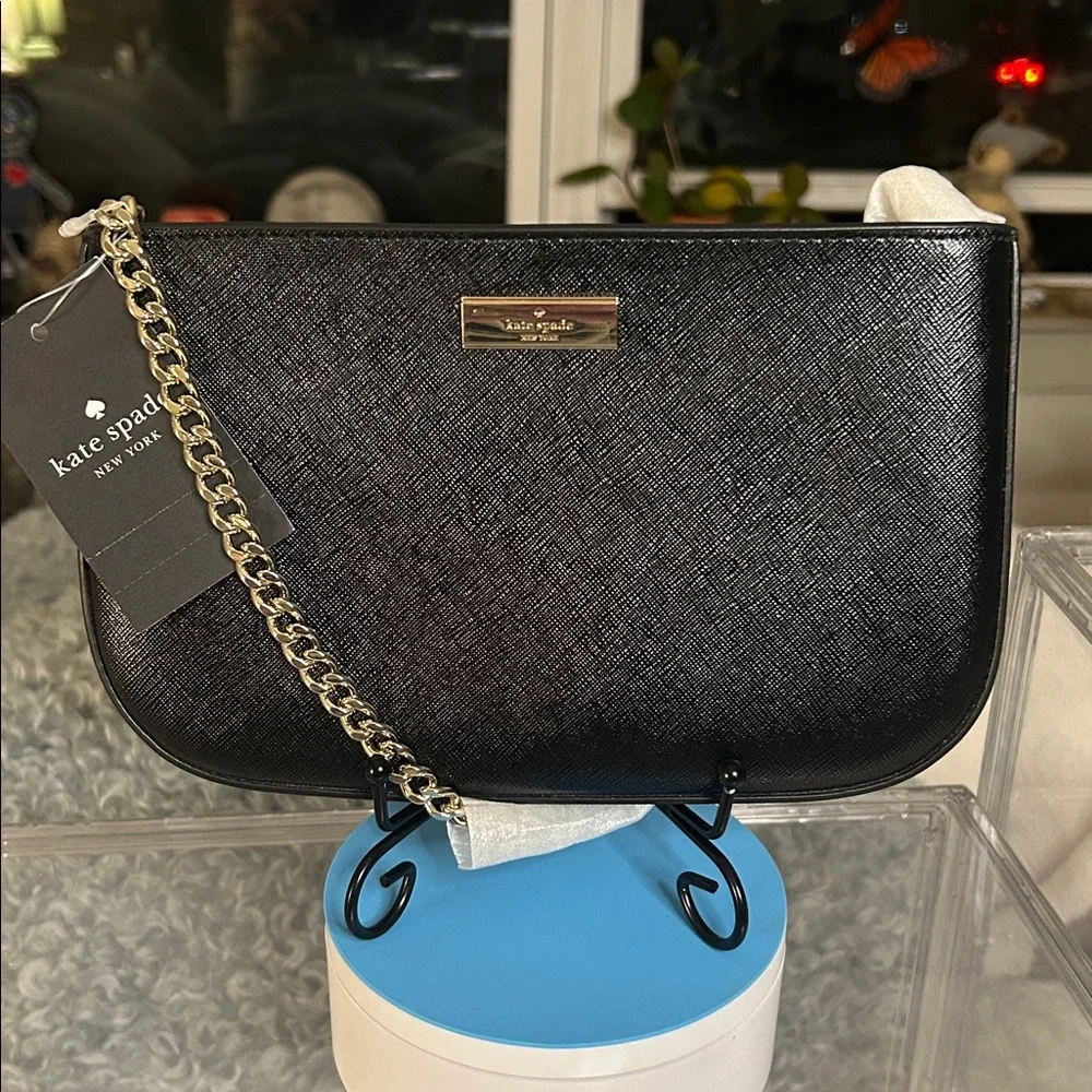 ✨NWT Kate Spade Kenzie Lilly Pochette-Classic Black✨ - Picture 5 of 7